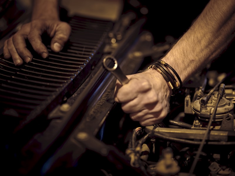 Engine diagnostics with professional OBD-II scanner